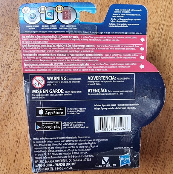 ๐๏ธ*Yo-Kai Watch ~ CHEEKSQUEEK FIGURE - New In Packaging With Medal - HASBRO* - Picture 4 of 4